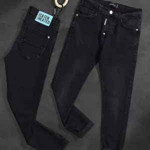 Denim Lycra Dark Gray Dsquared2 Pants