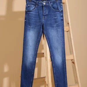 Amiri Pants Jeans Lycra  Dark blue