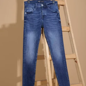 Zara Pants Jeans Lycra Navy