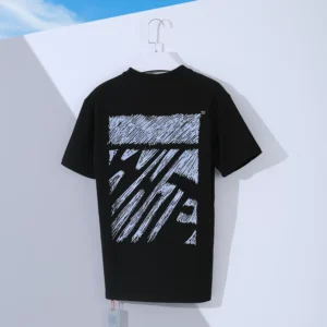 Off White Oversize Printed T-Shirt
