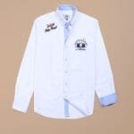 La Martina Oxford Embroidered shirt Big Size