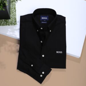 Boss Basic Shirt Oxford Black
