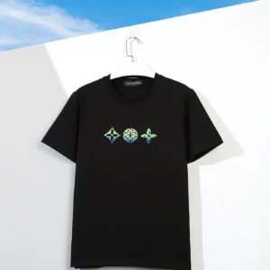 Louis Vuitton Round t-shirt Modern Fit Black