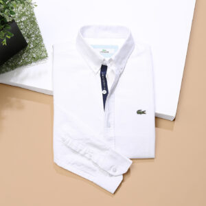 Lacoste Basic Shirt Oxford Cotton White