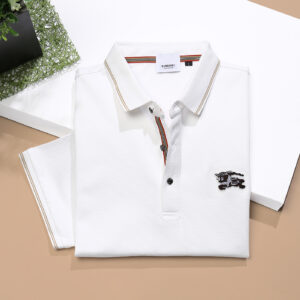 Burberry polo shirt White Embroidered Logo