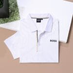 Boss Polo Shirt Cotton with Button
