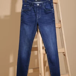 Zara Pants Jeans Lycra Dark Blue