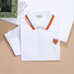 Hermes Polo Shirt Cotton Embroidered Logo