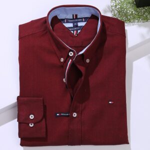Tommy Hilfiger Basic Shirt - Dark Red