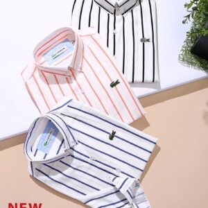Lacoste cotton Striped Shirt