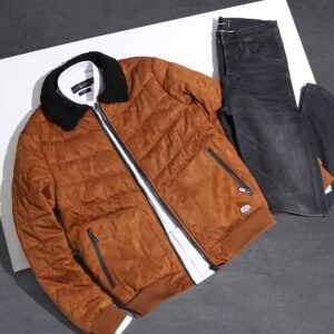 Fur Collar Suede Jacket
