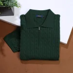 Polo R.L Knit Polo Shirt With Quarter Zipper