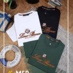 Loro Piana Round Neck T-Shirt Embroidered