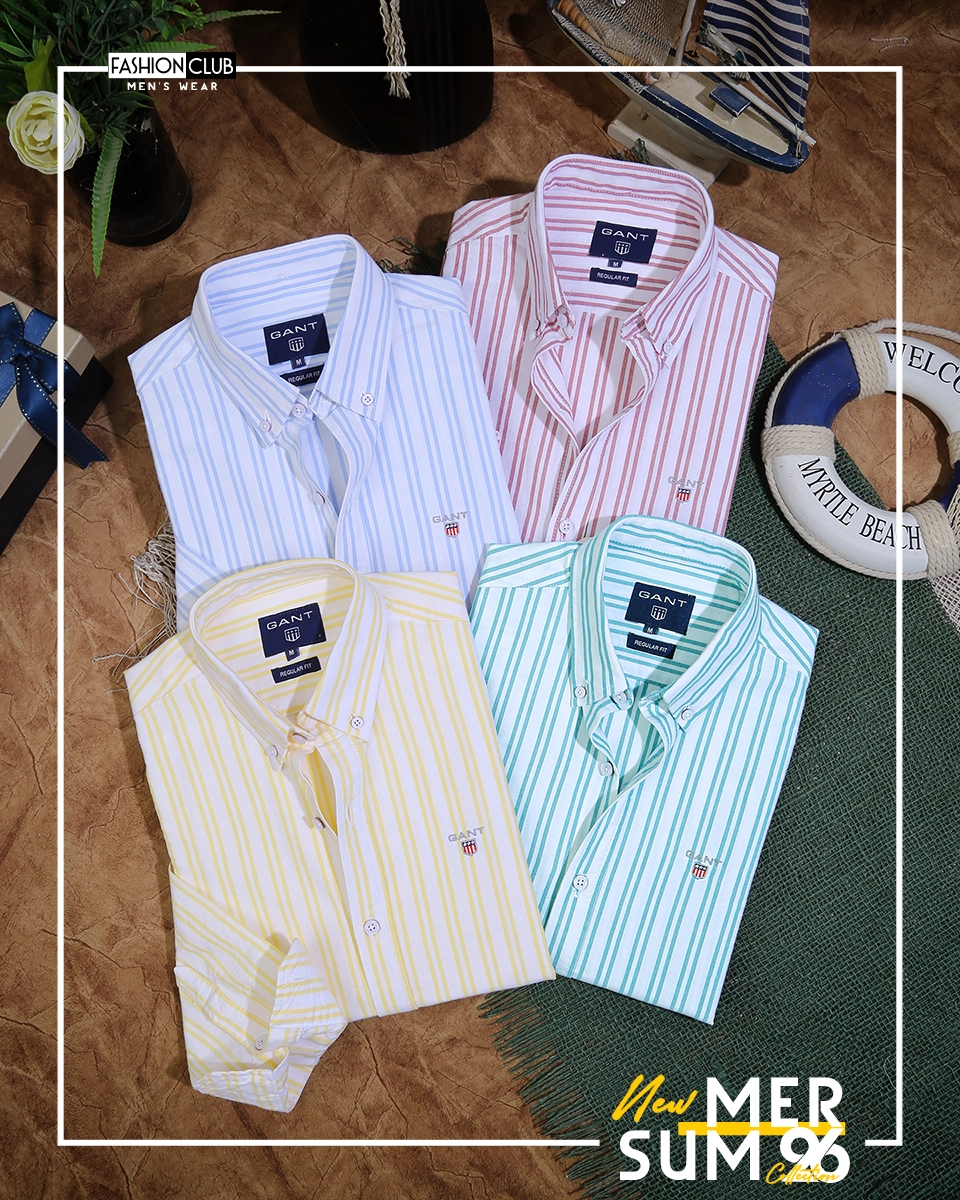 IMG_0029 copy GANT Reguar Oxfored striped Shirt - Image 1